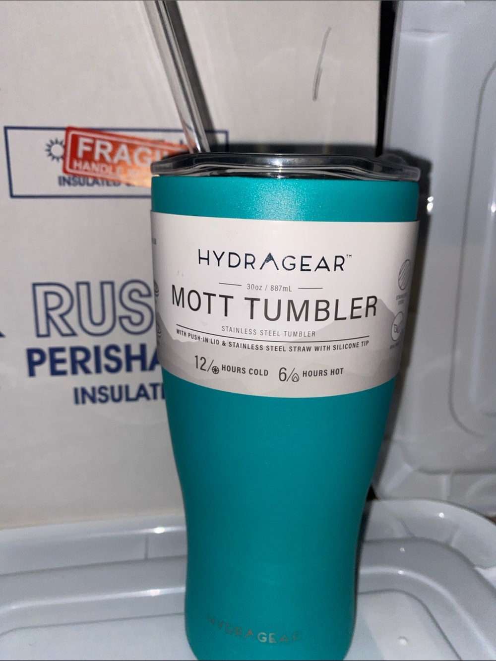 Mott Tumbler - Teal Stainless Steel Travel Cup